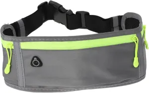 1pc Outdoor Waist Pack Lightweight Adjustable Phone Fanny Pack Phone Waist Bag for Men Sports Waist Pouch Headphone Jack Leakproof Pouch for Music Phone Grey