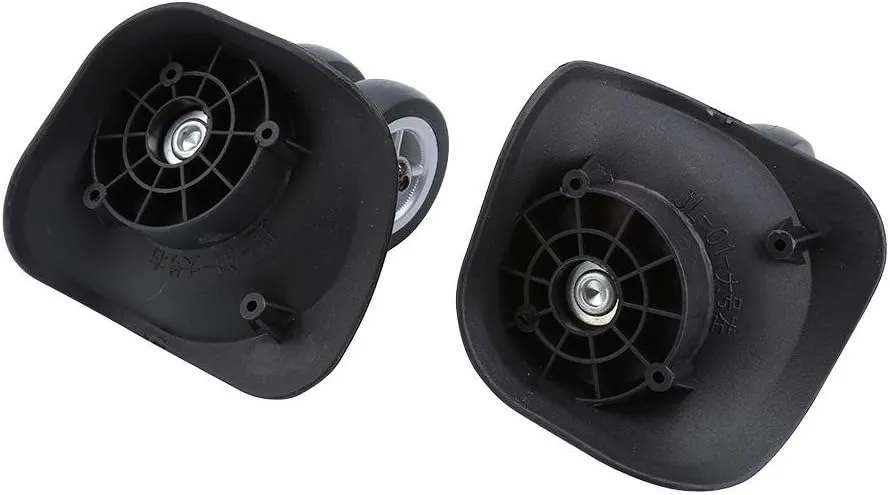 2Pcs Luggage Universal Wheel, Shock Absorption Suitcase Swivel Universal Wheel Trunk wheels Roller Other Climbing Camping Supplies Ruedas Para Maletas