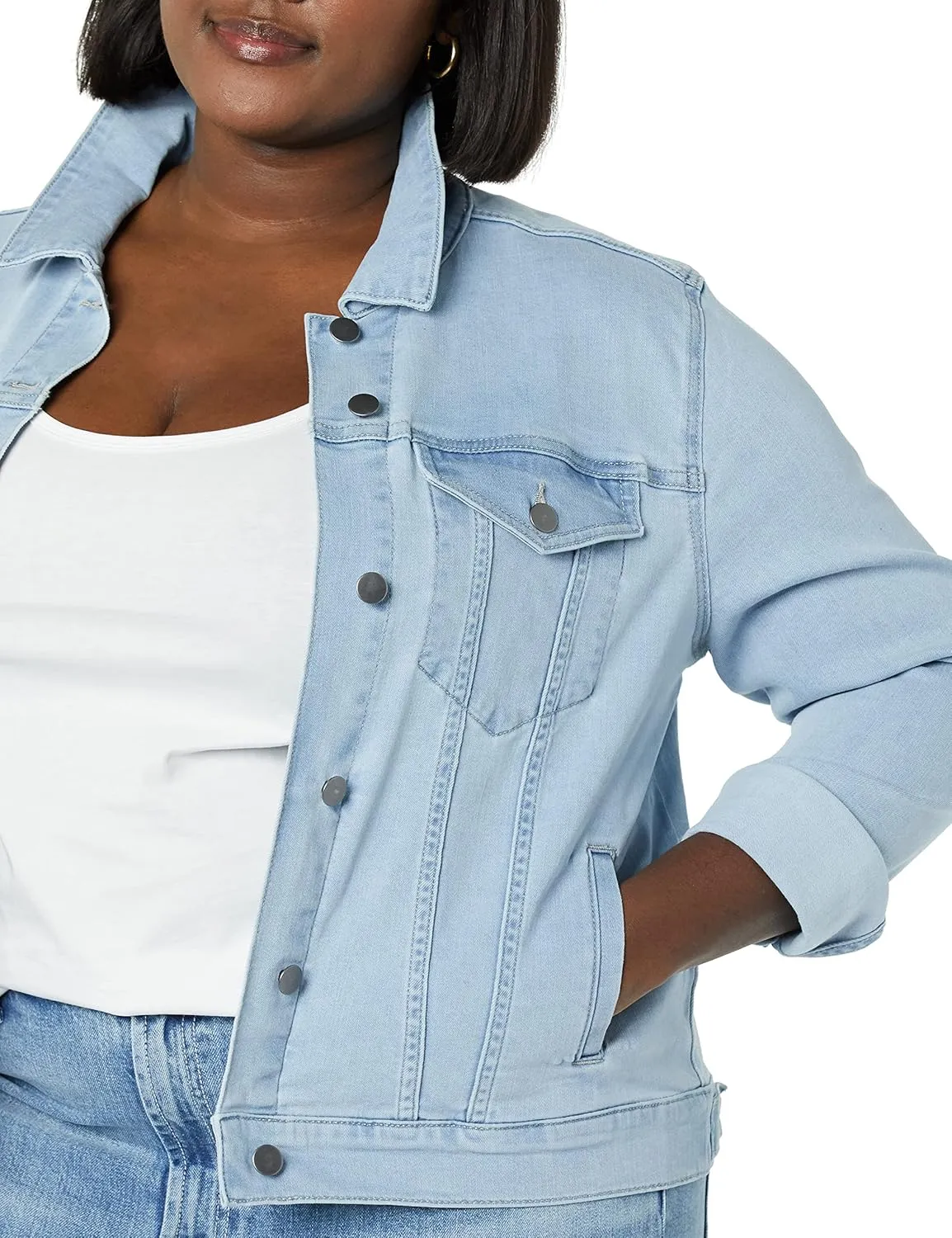 Amazon Essentials Women's Jean Jacket (Available in Plus Size)
