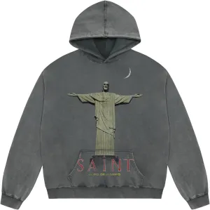 Arnodefrance Men Vintage Washed Graphic Hoodies Printing Graffiti Hoodie Cotton Warm Pullover