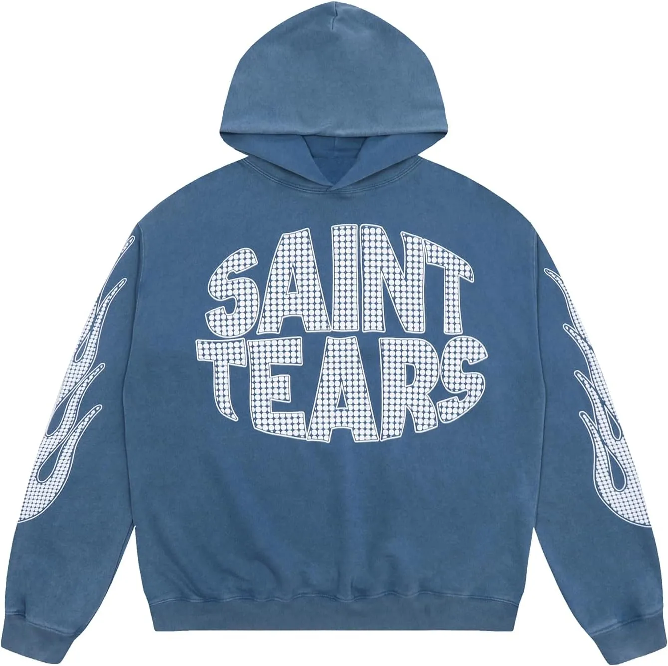 Arnodefrance Men Vintage Washed Graphic Hoodies Printing Graffiti Hoodie Cotton Warm Pullover