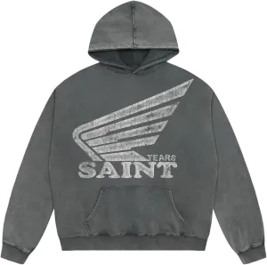 Arnodefrance Men Vintage Washed Graphic Hoodies Printing Graffiti Hoodie Cotton Warm Pullover