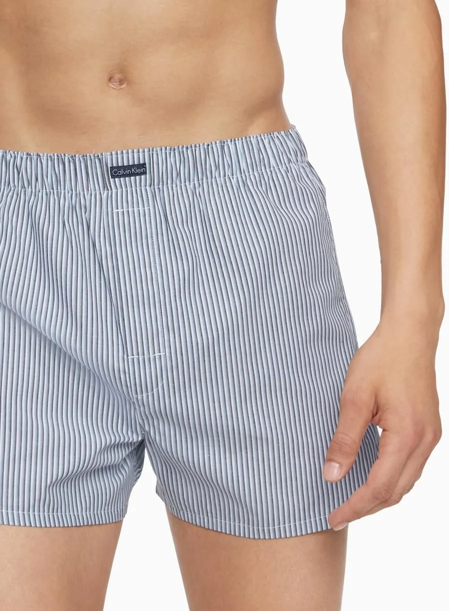 Calvin Klein Men's Underwear Cotton Classics 3-Pack Woven Boxer
