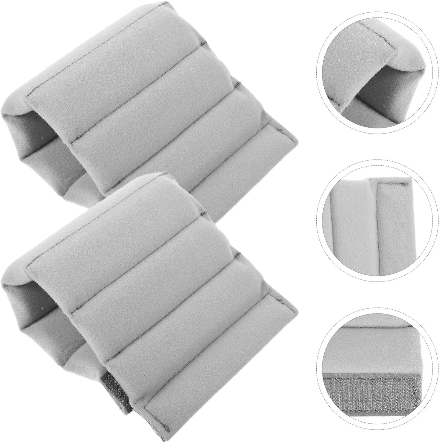 Camera Bag Dividers, Baggies Plug Bag Dividers Photographers Backpack Camera Insert Reflex Case Organizer Universal Flexible Pad Thicken N Gray Suede Roller Partition, 2pcs