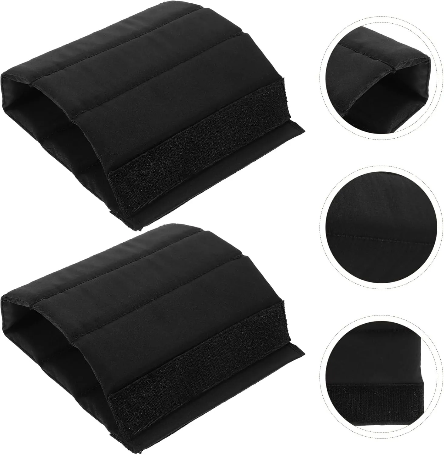 Camera Bag Dividers, Baggies Plug Bag Dividers Photographers Backpack Camera Insert Reflex Case Organizer Universal Flexible Pad Thicken N Suede Roller Partition, 2pcs Black