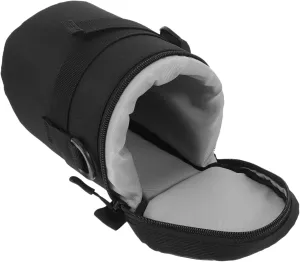 Camera Lens Bag Compact Collision Storage Pouch for Lens Protection Lightweight and Portable Design for Easy Carrying for DSLR Cameras