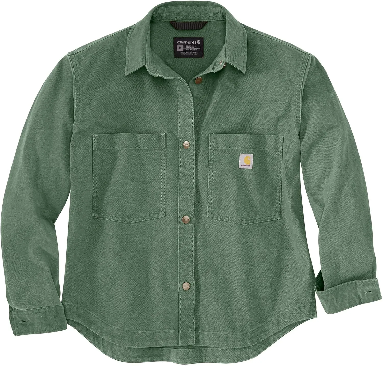 Carhartt Women's Rugged Flex Loose Fit Heavyweight Duck Overshirt