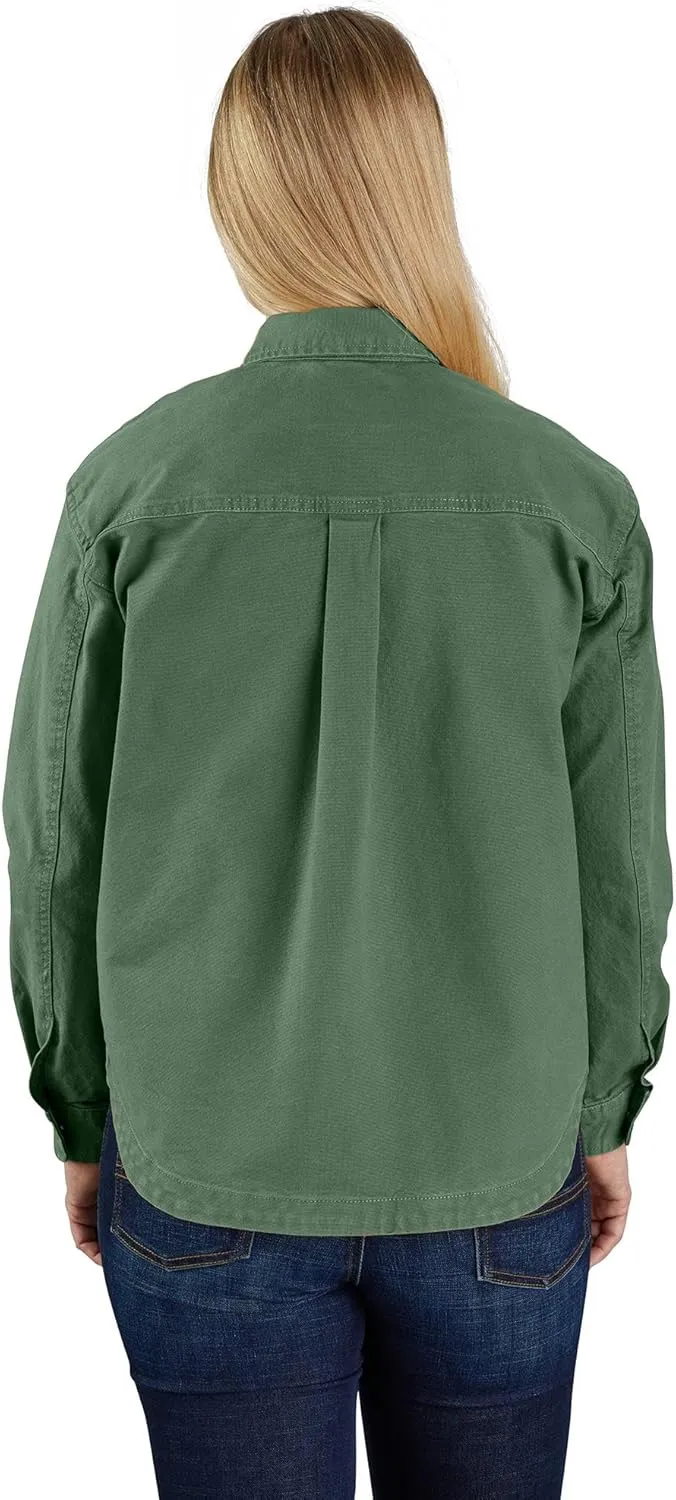 Carhartt Women's Rugged Flex Loose Fit Heavyweight Duck Overshirt