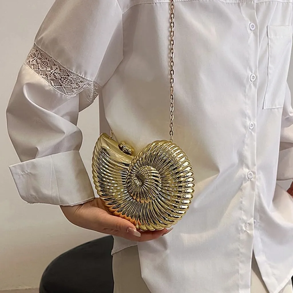 Cute Shell Evening Bag Versatile Wing Crossbody Purse Daily Life Bar Party Clutch Bag Handbag for Women