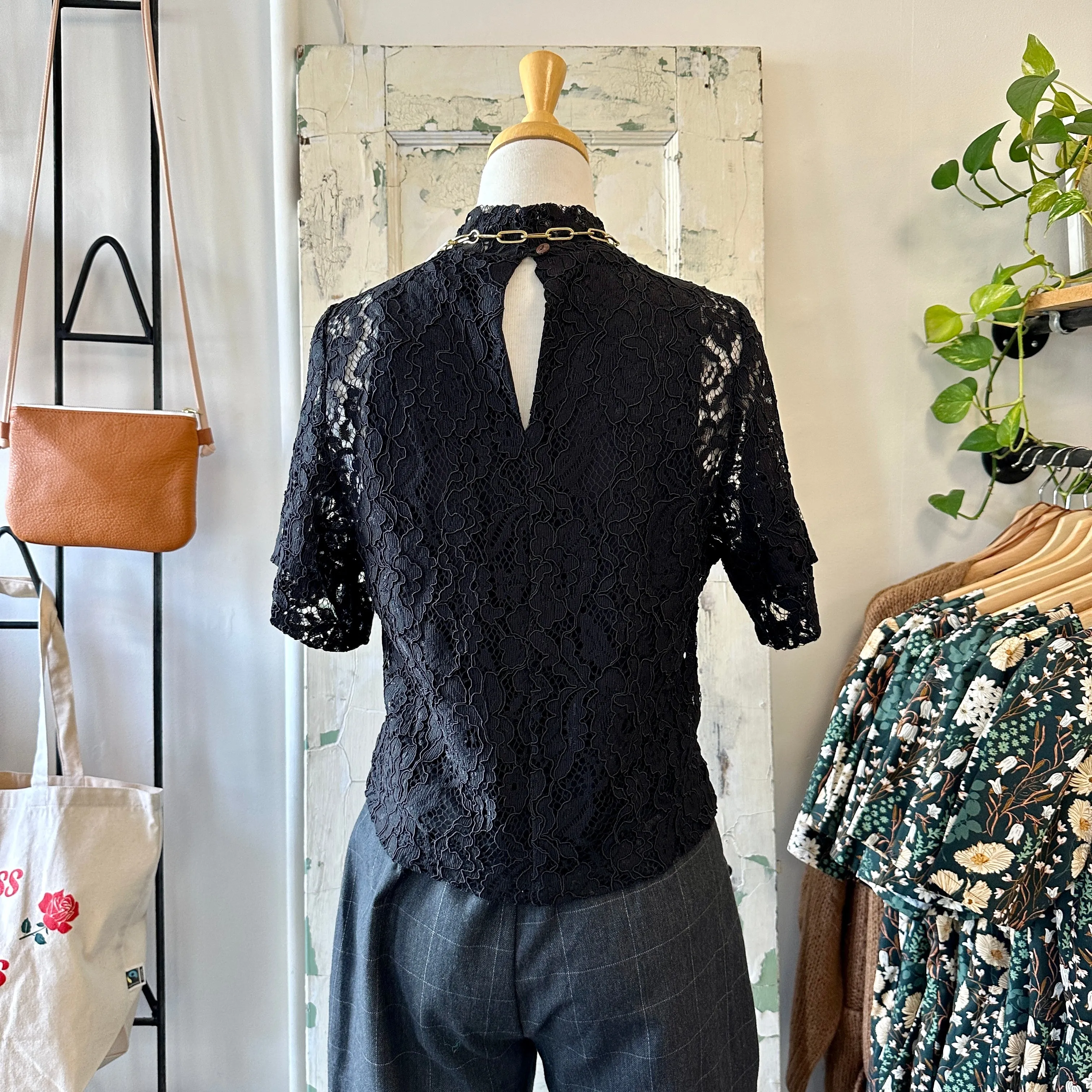Dagg & Stacey // Claire Top Black