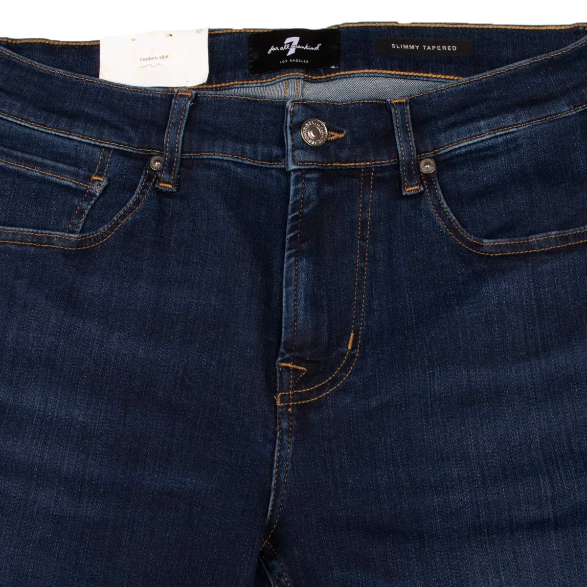 Dark Blue Slimmy Tapered Stretch Tek Jeans