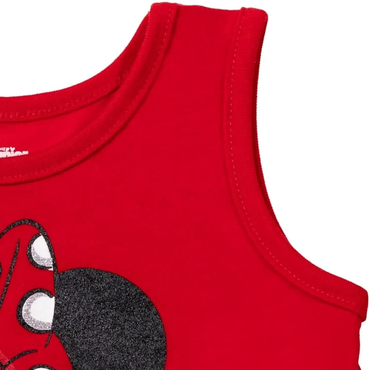 Disney Minnie Mouse T-Shirt French Terry Shorts and Scrunchie 3 Piece Outfit Set Infant to Big Kid