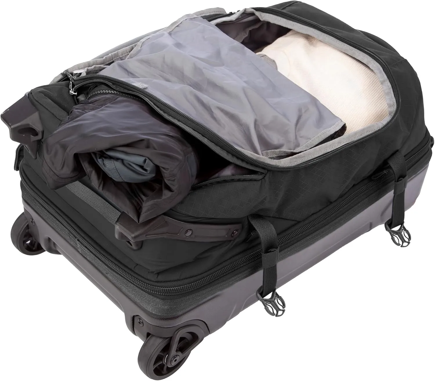 Eddie Bauer Expedition Duffel Bag 2.0-Made from Rugged Polycarbonate and Nylon, Black, 22L