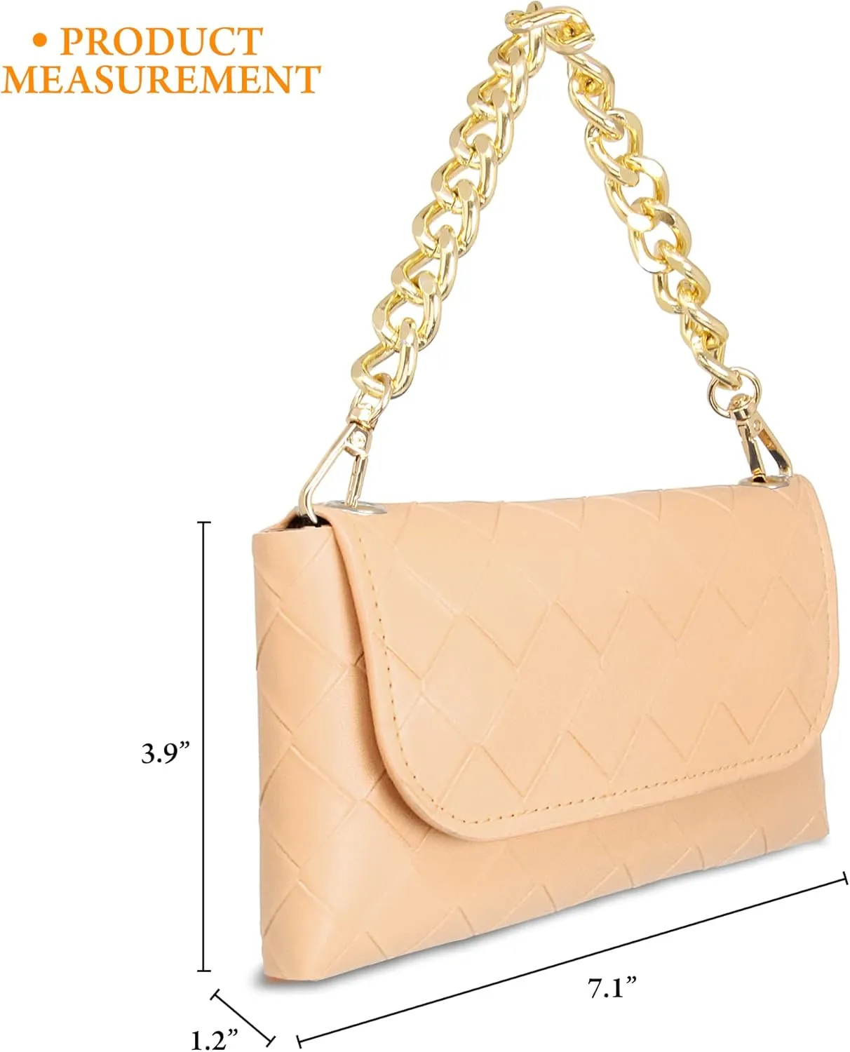 Fanny Pack for Women PU Leather Belt Bag Waist Bag Cassette Fanny Pack Small Purse for Party (Beige) (MELOA)