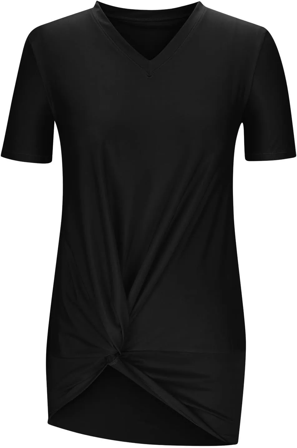 Finelylove Beach Dresses for Women 2025 Casual Short Sleeve V Neck Loose Cover Up Mini Dress 2025 Summer Vacation Outfits