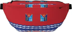 Flag Of Magadan Stylish Crossbody Waist Pack - Versatile And Compact Travel Pouch For Hands-Free Storage