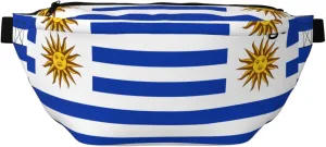 Flag Of Uruguay Stylish Crossbody Waist Pack - Versatile And Compact Travel Pouch For Hands-Free Storage