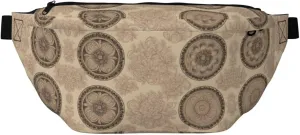 Floral Circle Antique Swirls Stylish Crossbody Waist Pack - Versatile And Compact Travel Pouch For Hands-Free Storage