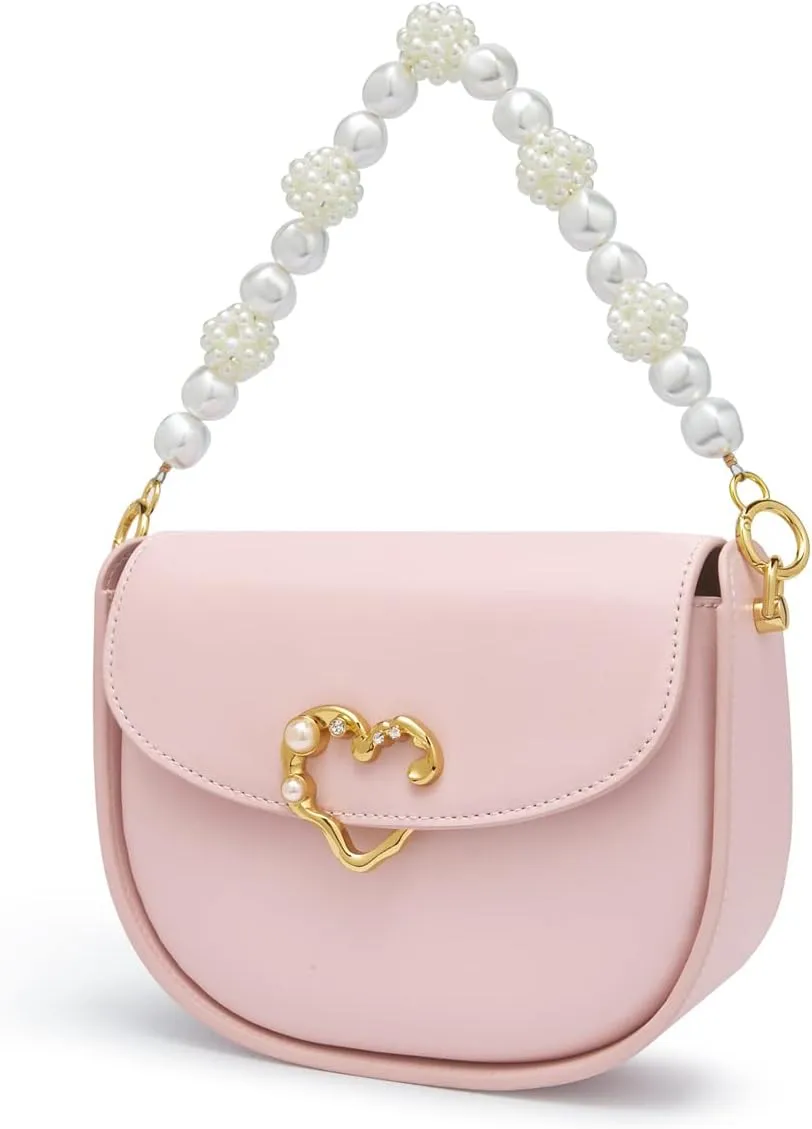 FOXLOVER Cowhide Leather Crossbody Bags for Women Small Adjustable Chain Strap Stylish Trendy Purse