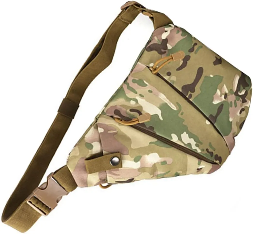 FRCOLOR Lightweight Outdoor Sports Bag Large Capacity Chest Rig Bag Perfect for Men