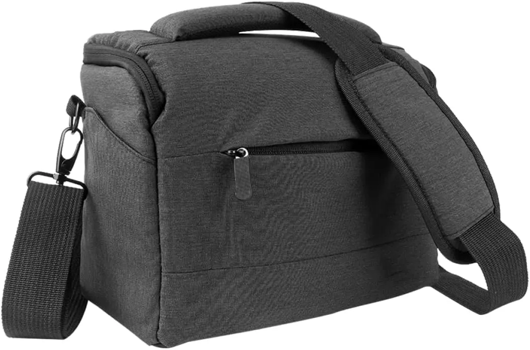 Gadpiparty Nylon Camera Pouch Versatile Shoulder Bag for Dslr Carry Multiple Lenses and Accessories Pockets Comfort