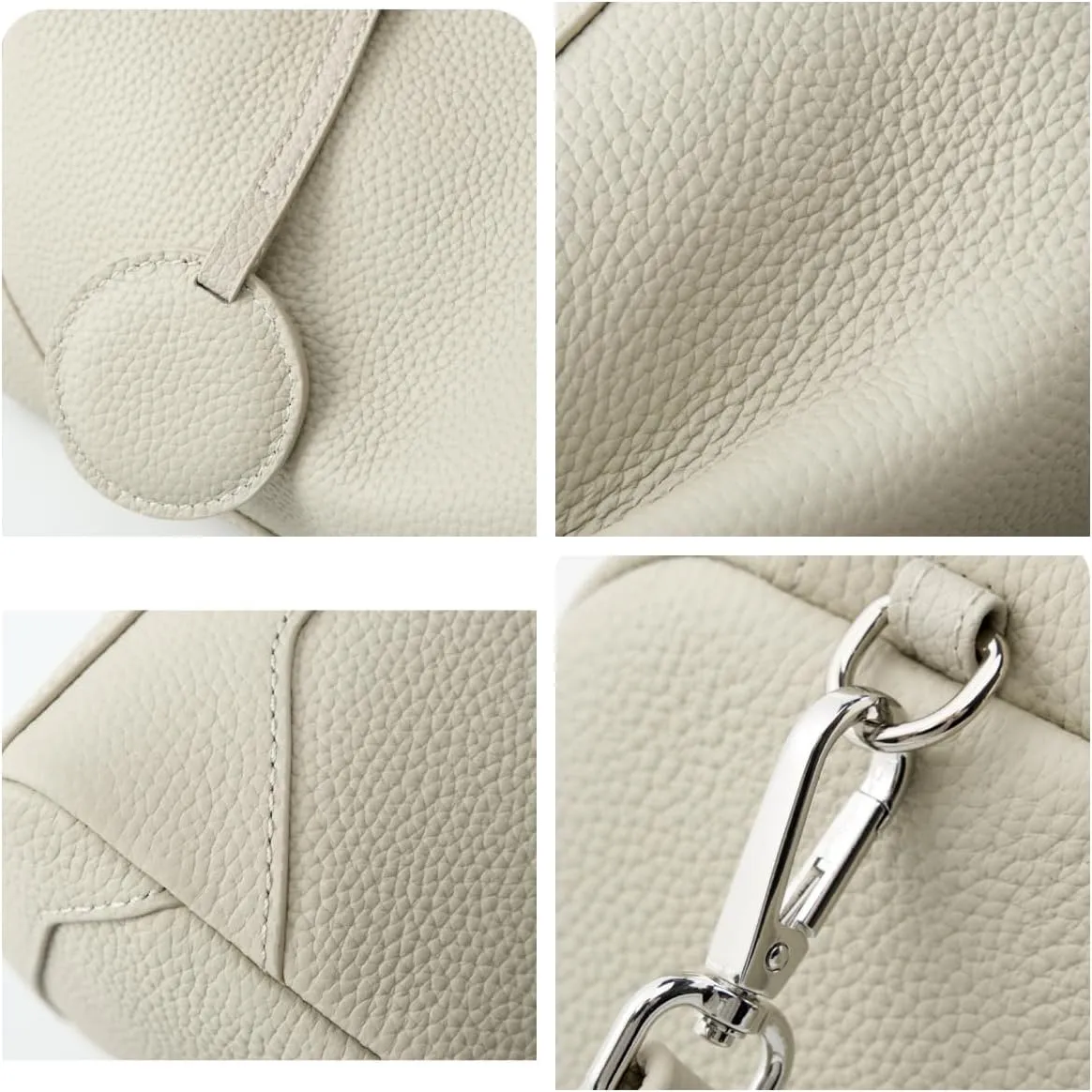 Genuine Leather Women's Handbag Stylish Shoulder Crossbody Armpit Bag Pillow Bag Versatile Hand Carry Hobo Togo Chic