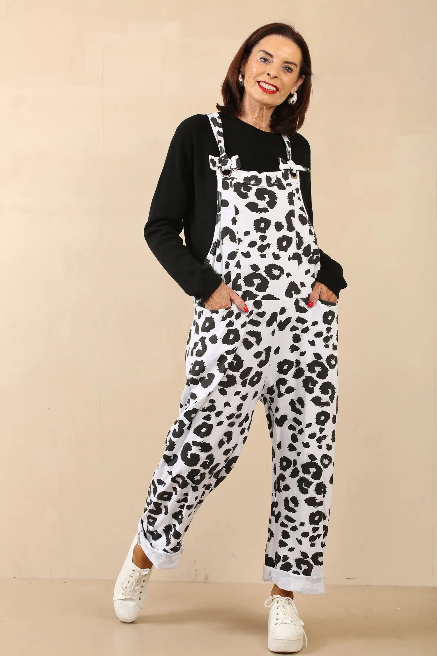 Isabella jump suit-White