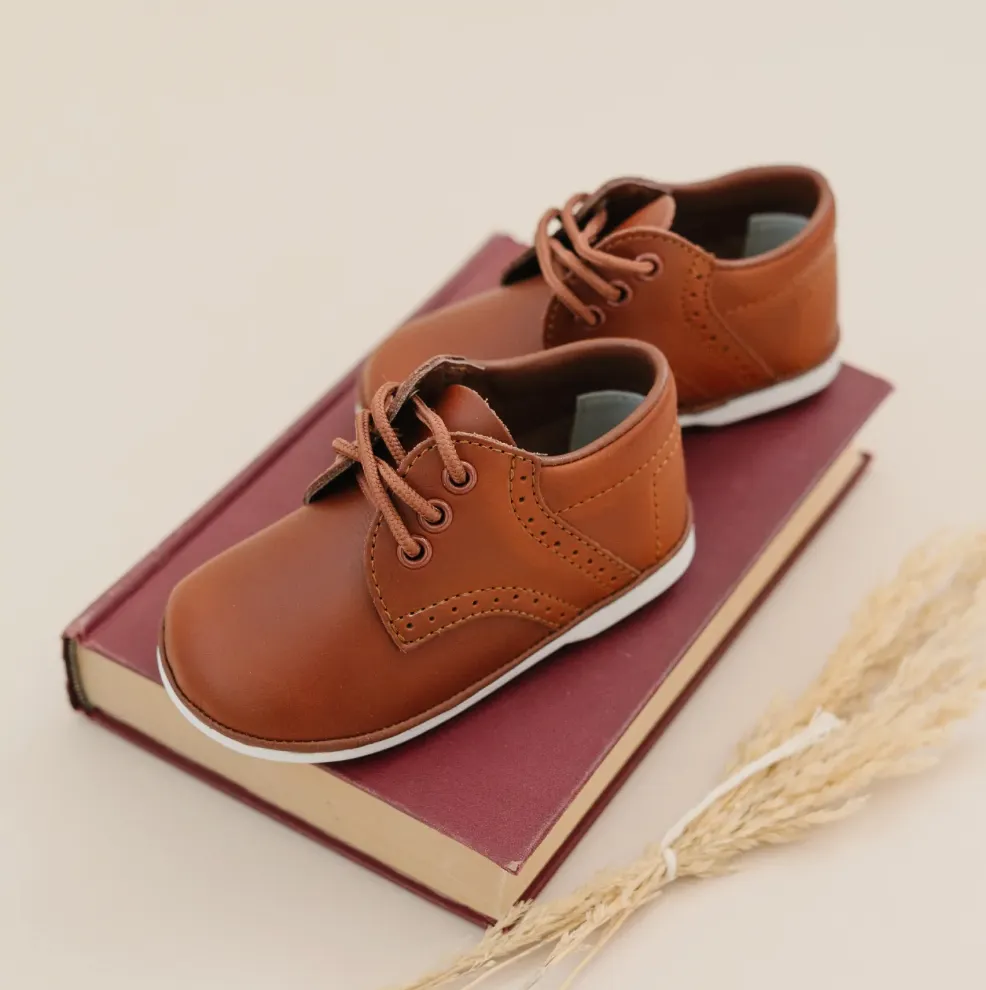 James Lace Up, Cognac (Baby)