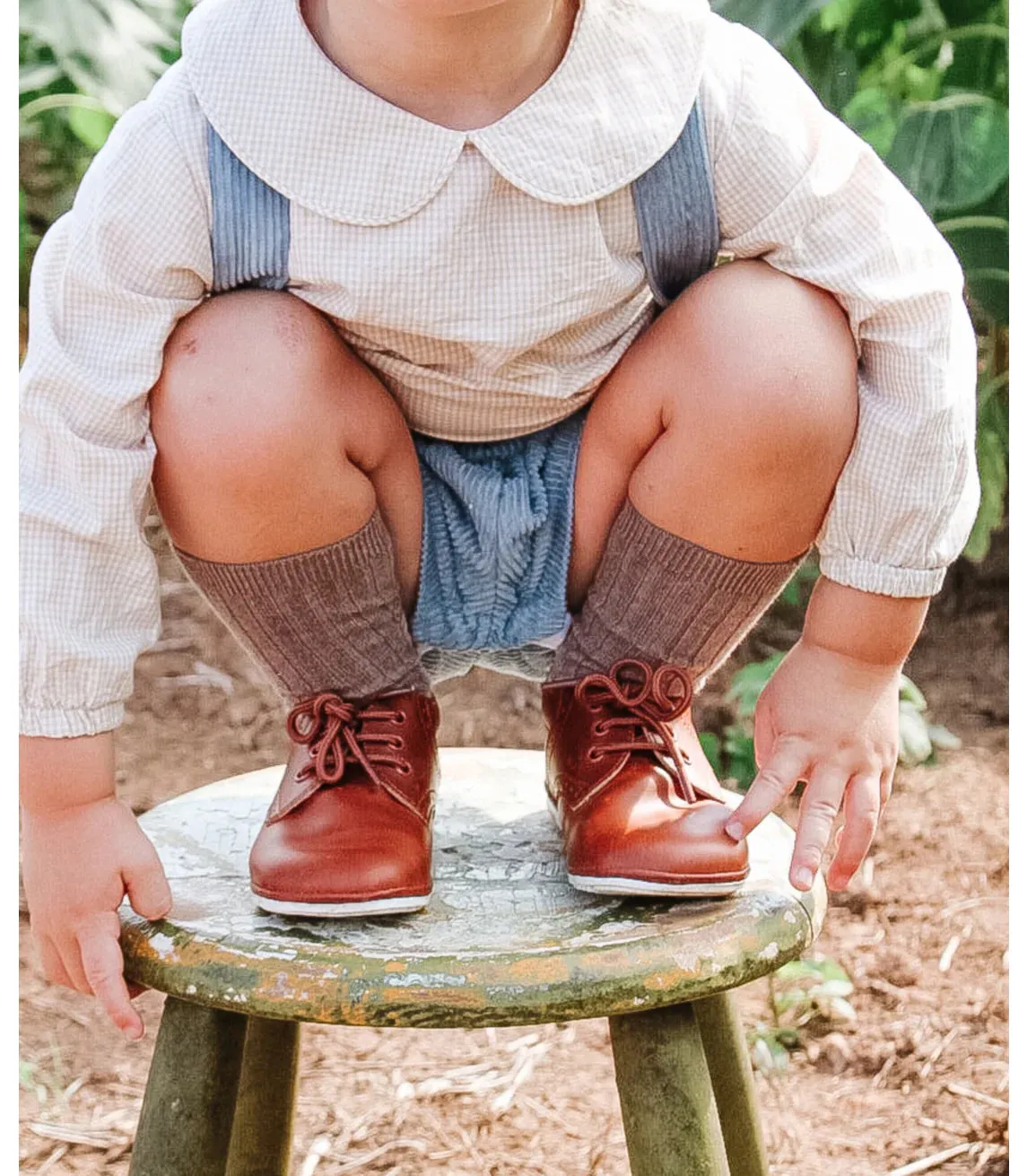 James Lace Up, Cognac (Baby)