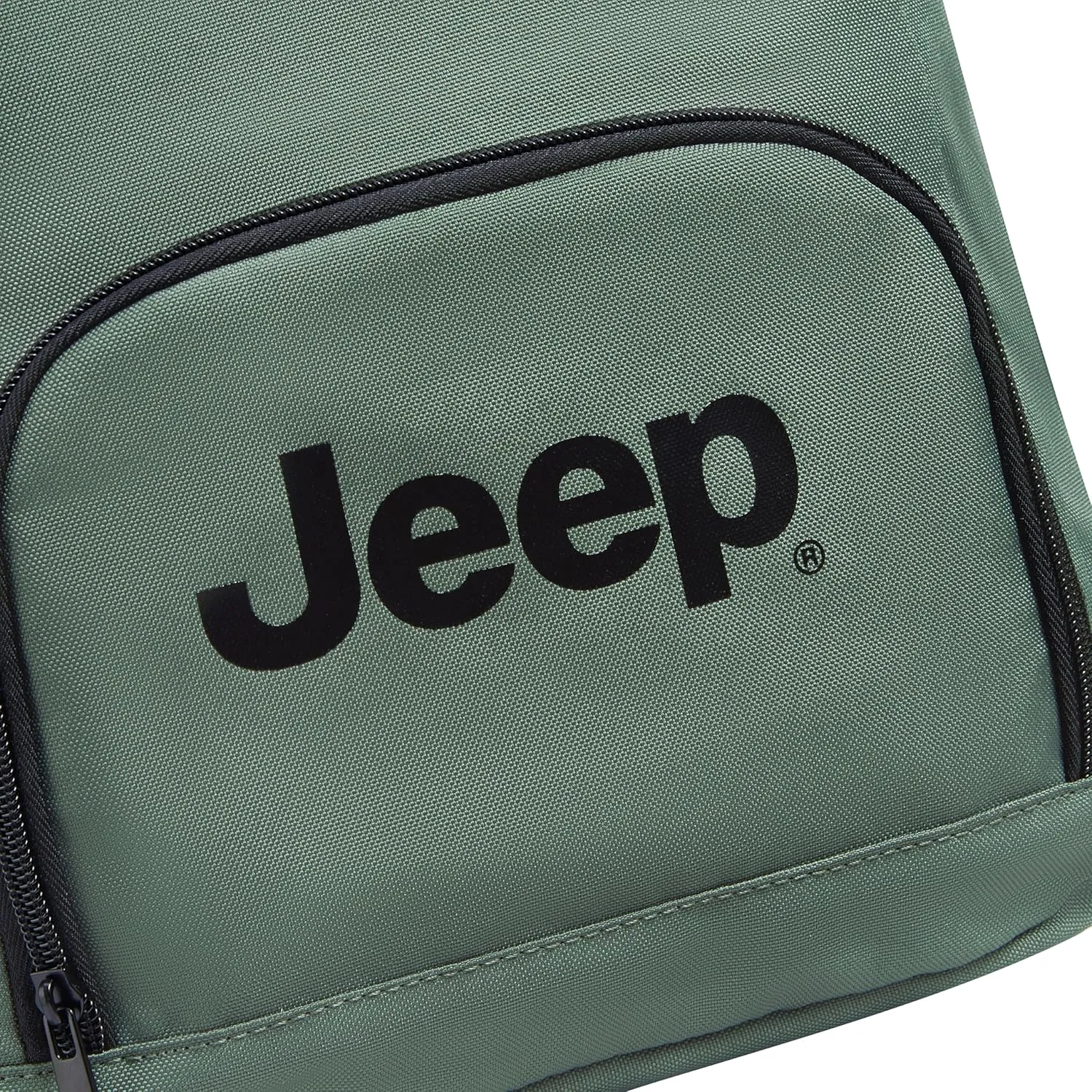 Jeep JS016D Rolltop Travel Backpack, Grey, 17" Laptop