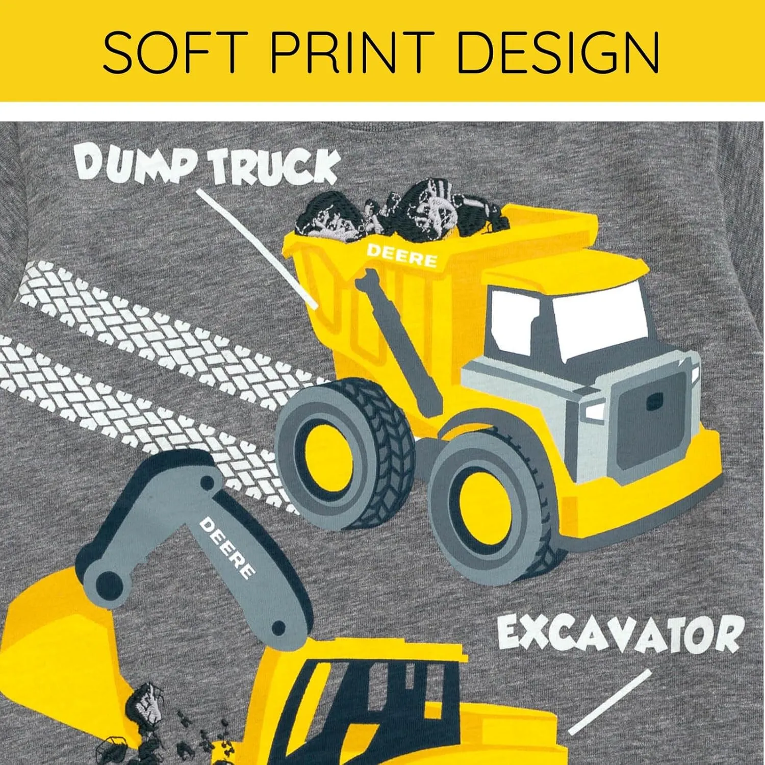 John Deere Truck T-Shirt Toddler to Little Kid Sizes (2T - 7-8)