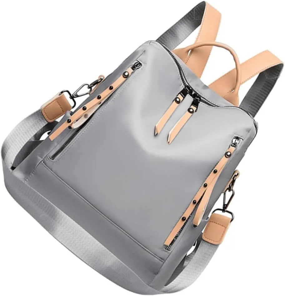 Large Capacity Oxford Cloth Backpack for Women Travel Shoulder Bag Detachable Strap
