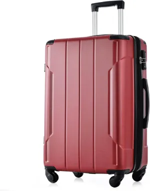 Lightweight Suitcase,Expandable Carry on Luggage, Hardside Rugged Travel Suitcase,Luggage with 4 Spinner Wheels. (28in)
