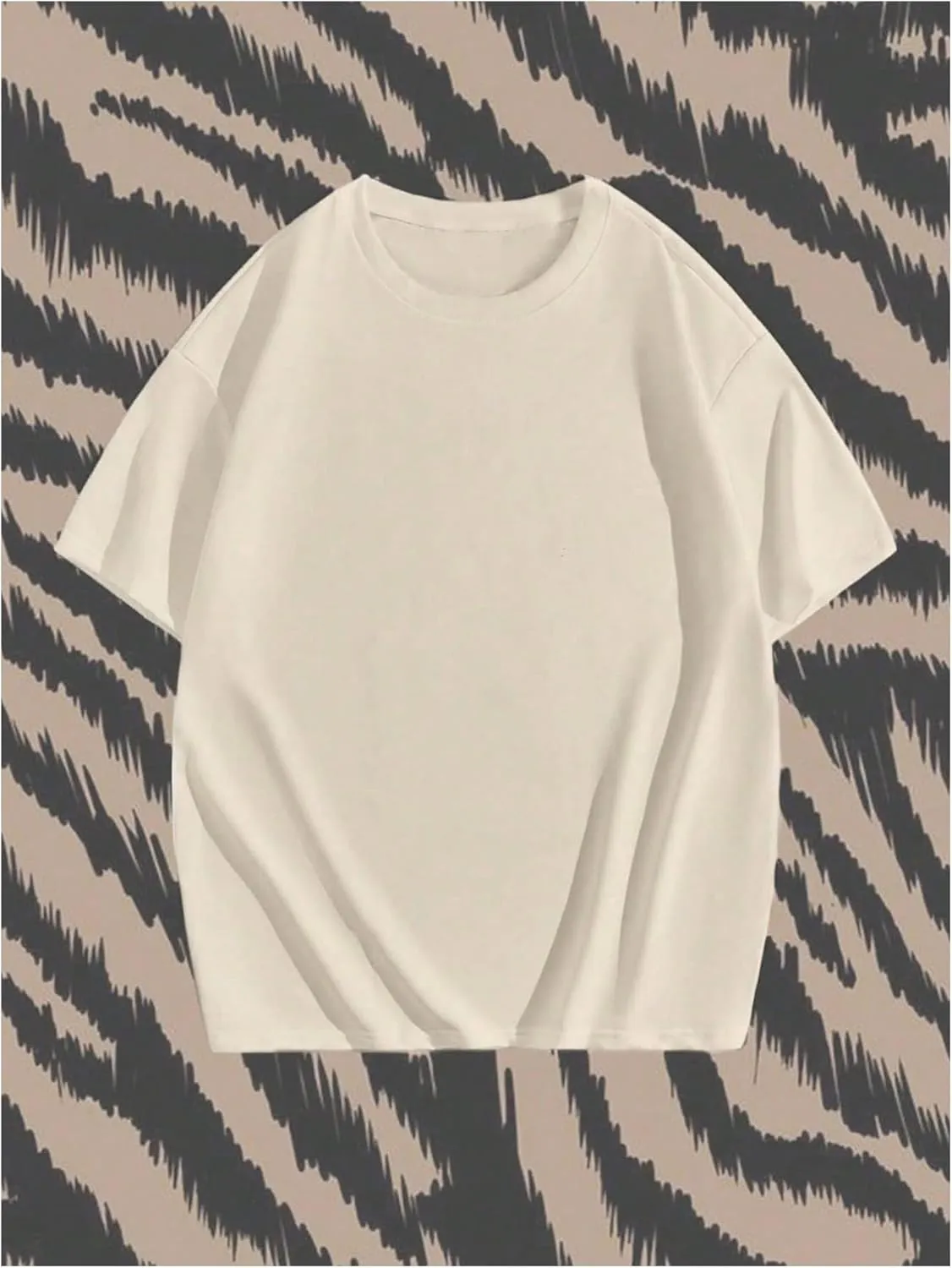 Men's Oversized T Shirt Short Sleeve Crew Neck Graphic Tees Drop Shoulder Summer Tops Streetwear