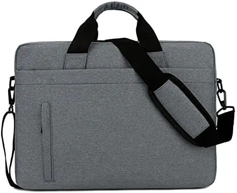 Messenger Bags Waterproof Men Women Briefcase Laptop Bag Large Capacity Business Handbag Messenger Shoulder Bag(Grey,17inches)
