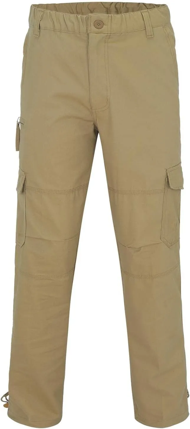 MIDOO Mens Cargo Pants Slim Fit Casual Joggers Athletic Pants Flex Stretch Loose Straight Sweatpants Work Hiking Pants