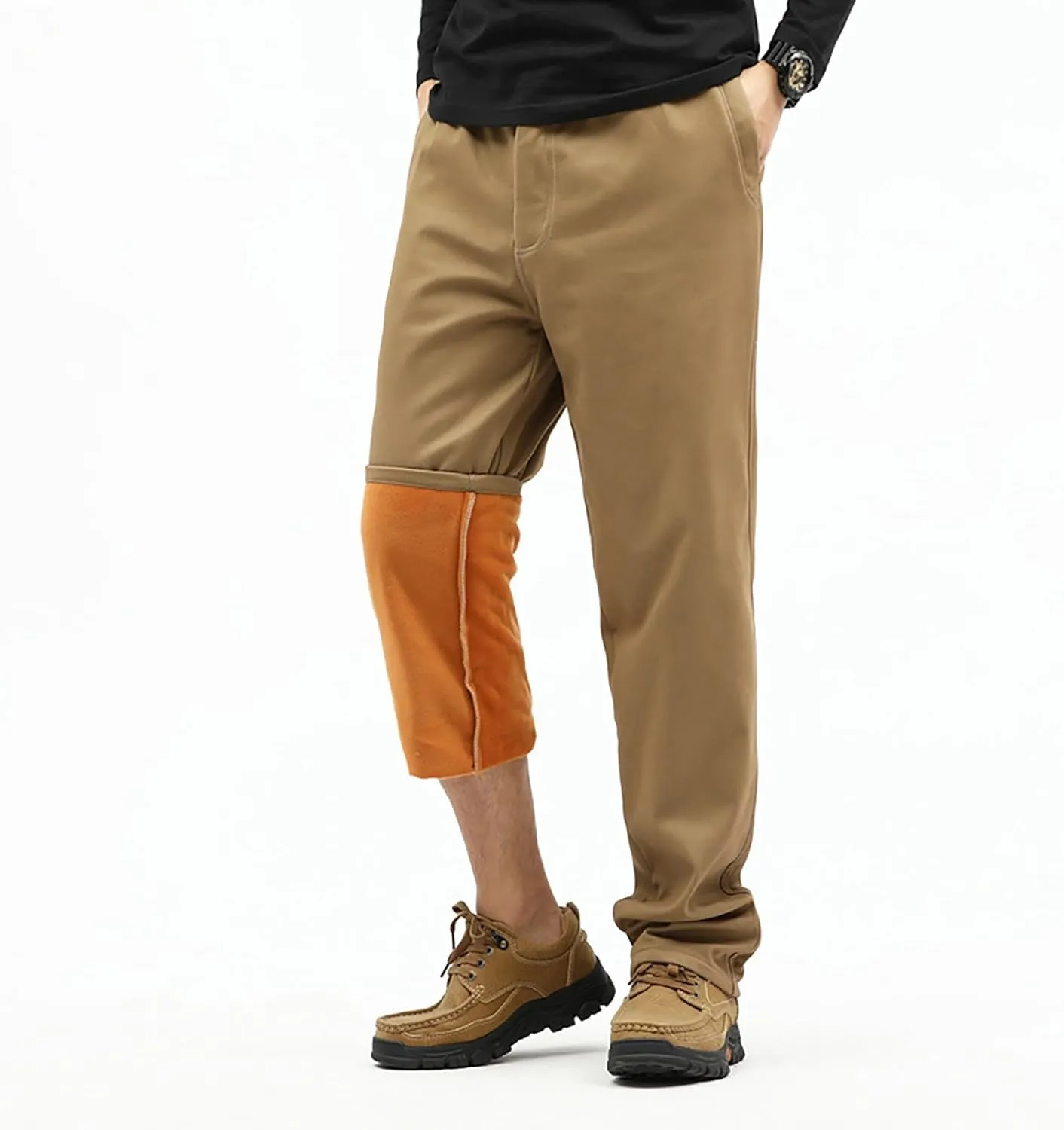 MIDOO Tactical Pants for Men Stretch Casual Drawstring Waist Joggers Lightweight Breathable Active Fishing Hiking Pants