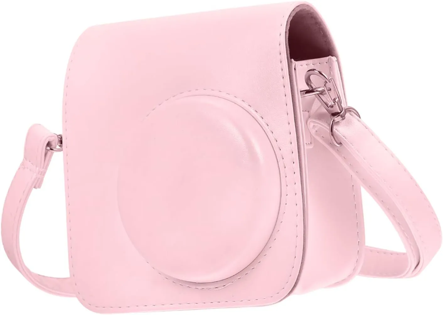 Mikikit Retro Style Mini 7 Camera Case Pu Leather Bag Sling Camera Bag Flip-up Cover