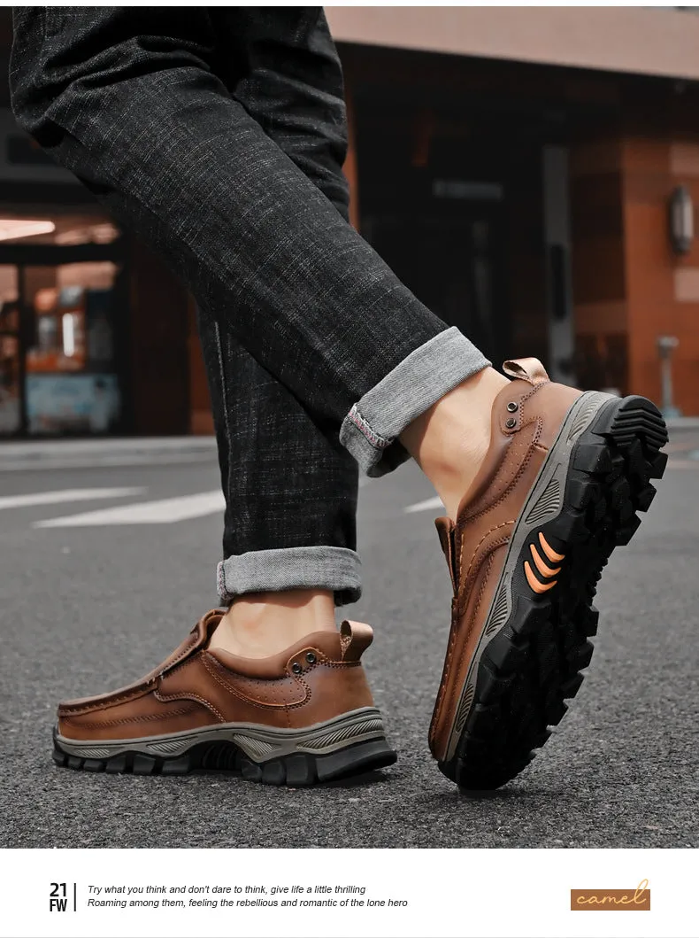 Mitchell Shoes Men's Soft Insole Walking Casual Loafers