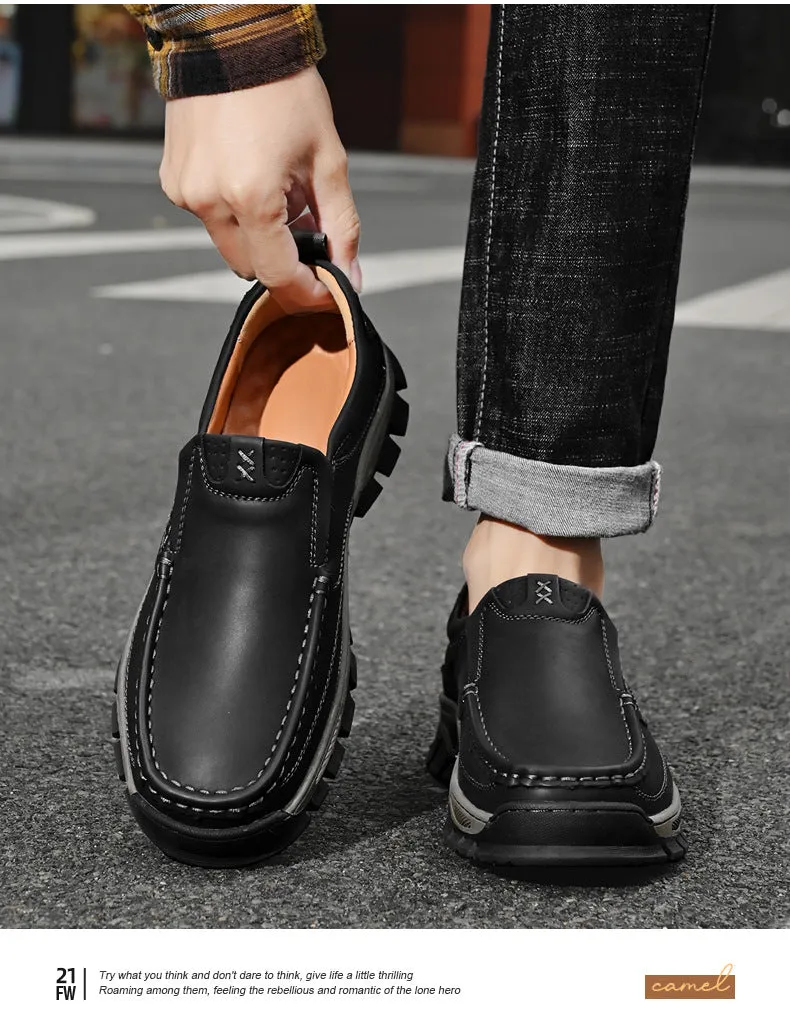 Mitchell Shoes Men's Soft Insole Walking Casual Loafers