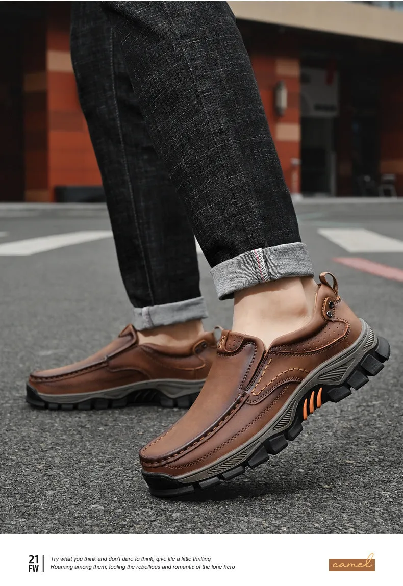 Mitchell Shoes Men's Soft Insole Walking Casual Loafers