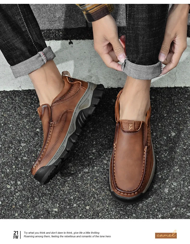 Mitchell Shoes Men's Soft Insole Walking Casual Loafers