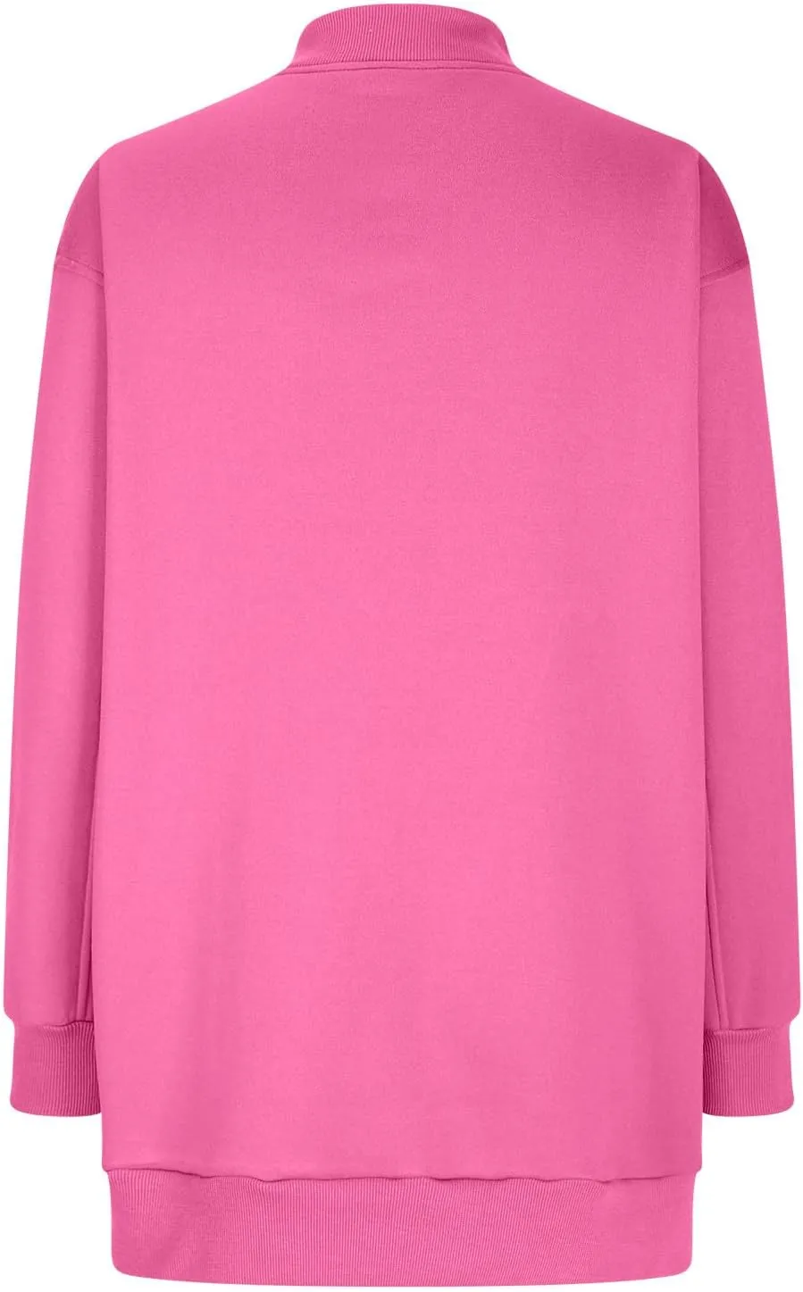 Oversized Fleece Sweatshirts For Women Trendy 2024 Long Sleeve v Neck Pullover Tops Casual Loose Solid Fall Clothes