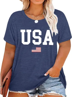 Plus Size Tops for Women Vintage Flower Graphic Tees Boho Floral Wildflowers Casual T Shirt Summer Short Sleeve Tops