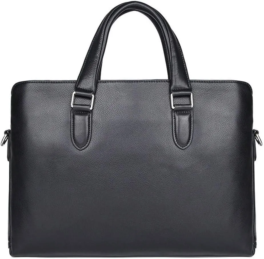 PTEXTU Genuine leather men's portable bag, high-end business briefcase