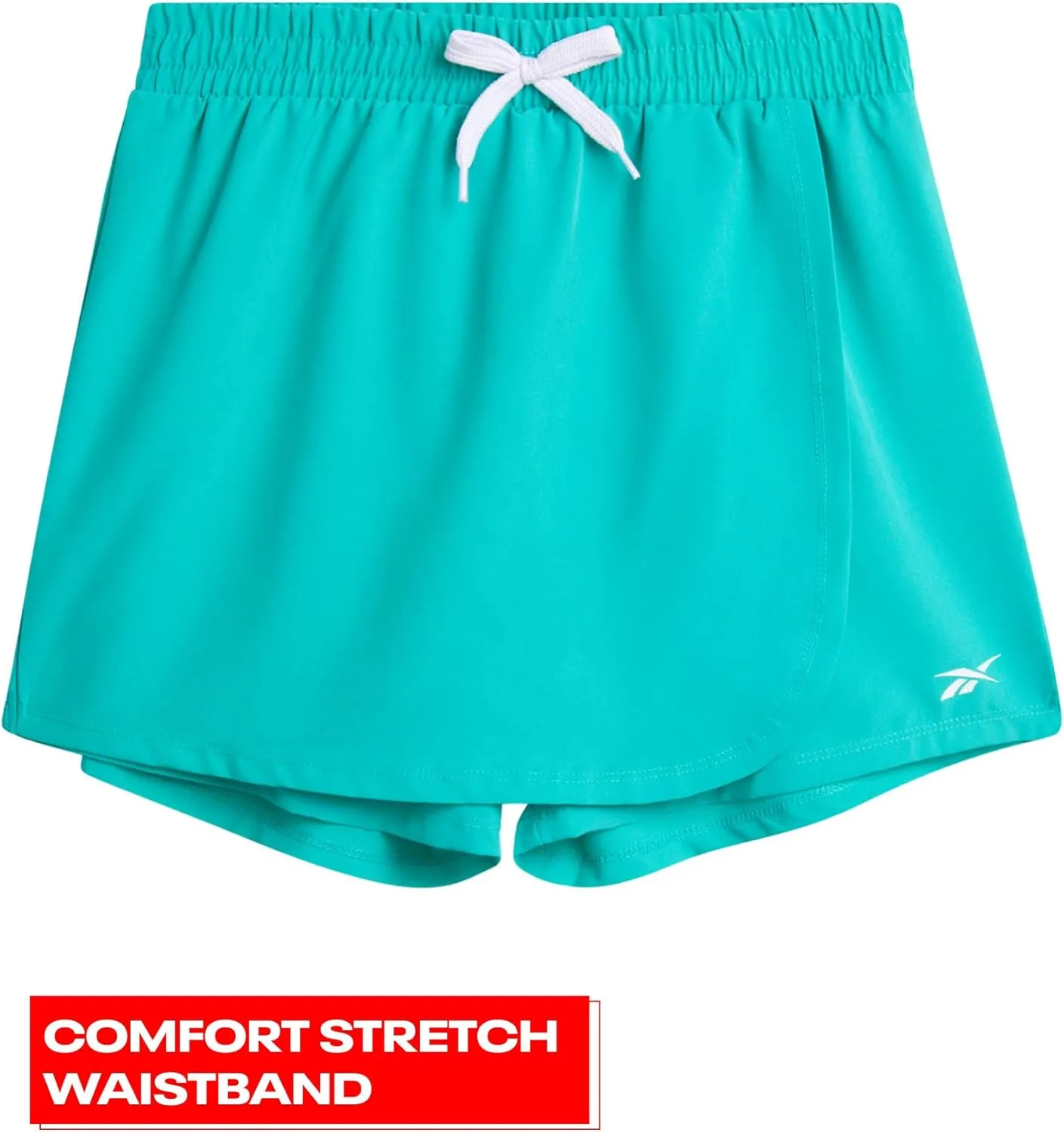 Reebok Girls Active Skort - Performance Woven Athletic Skort for Tennis, Golf, Running - Sporty Summer Outfit for Girls, 7-16