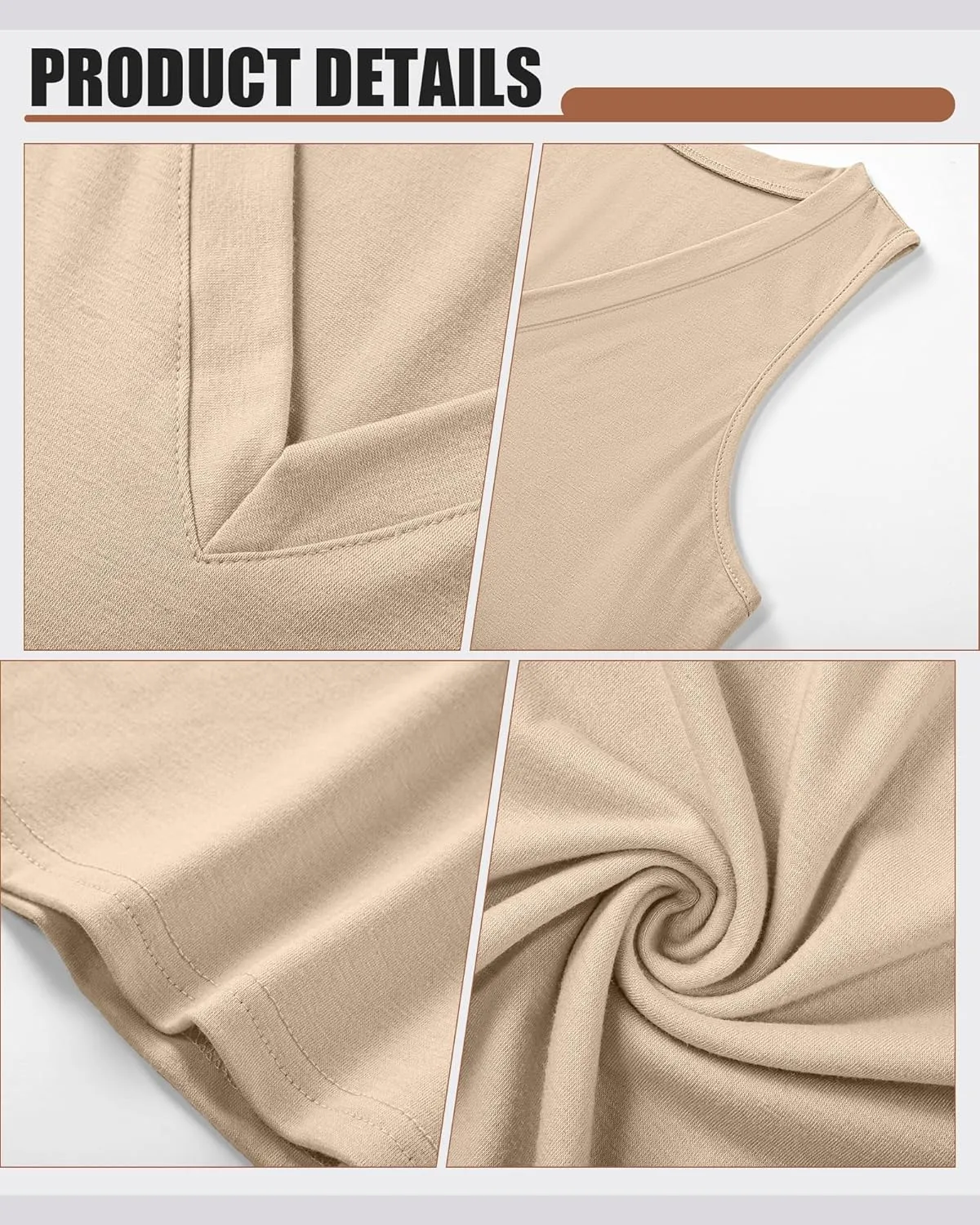 Riyiper 3 Pack Women's V Neck Tank Tops Sleeveless T Shirts Loose Casual Tunic Tank Summer 2025 Beach Vacation Clothes