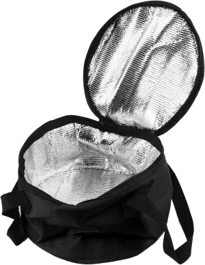 Round Insulated Bag, Insulated Food Carrier Foldable Reusable Cooler Thermal Picnic Bag for Versatile Picnic Companion (#11)