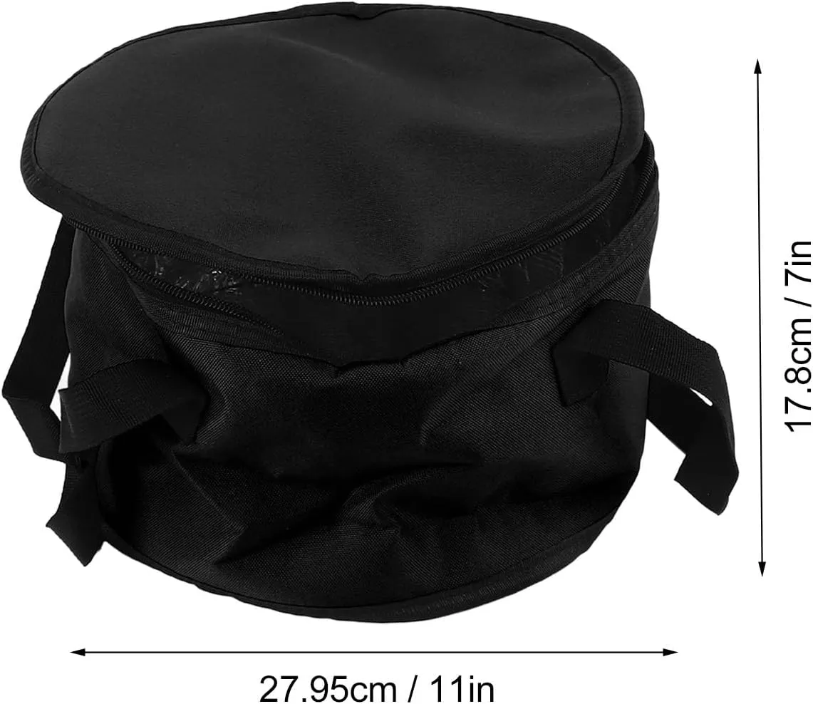 Round Insulated Bag, Insulated Food Carrier Foldable Reusable Cooler Thermal Picnic Bag for Versatile Picnic Companion (#11)