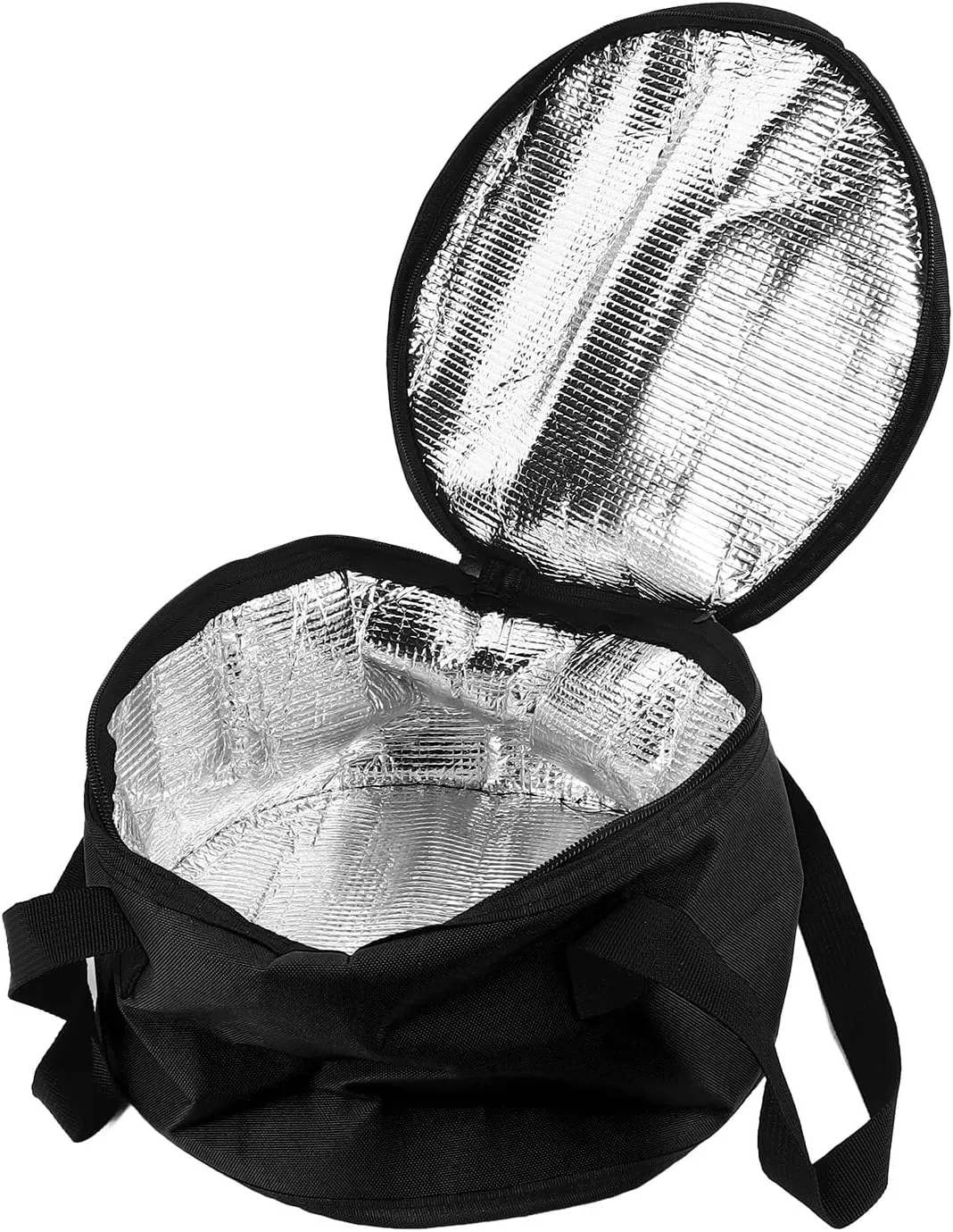 Round Insulated Bag, Insulated Food Carrier Foldable Reusable Cooler Thermal Picnic Bag for Versatile Picnic Companion (#11)